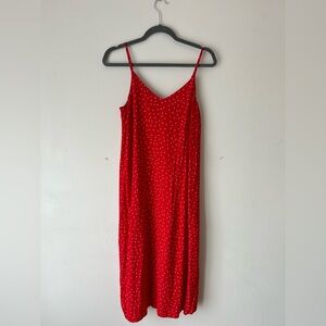 Red Polka Dot shift Dress